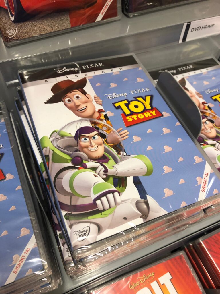 Många DVD-filmer i utbudet