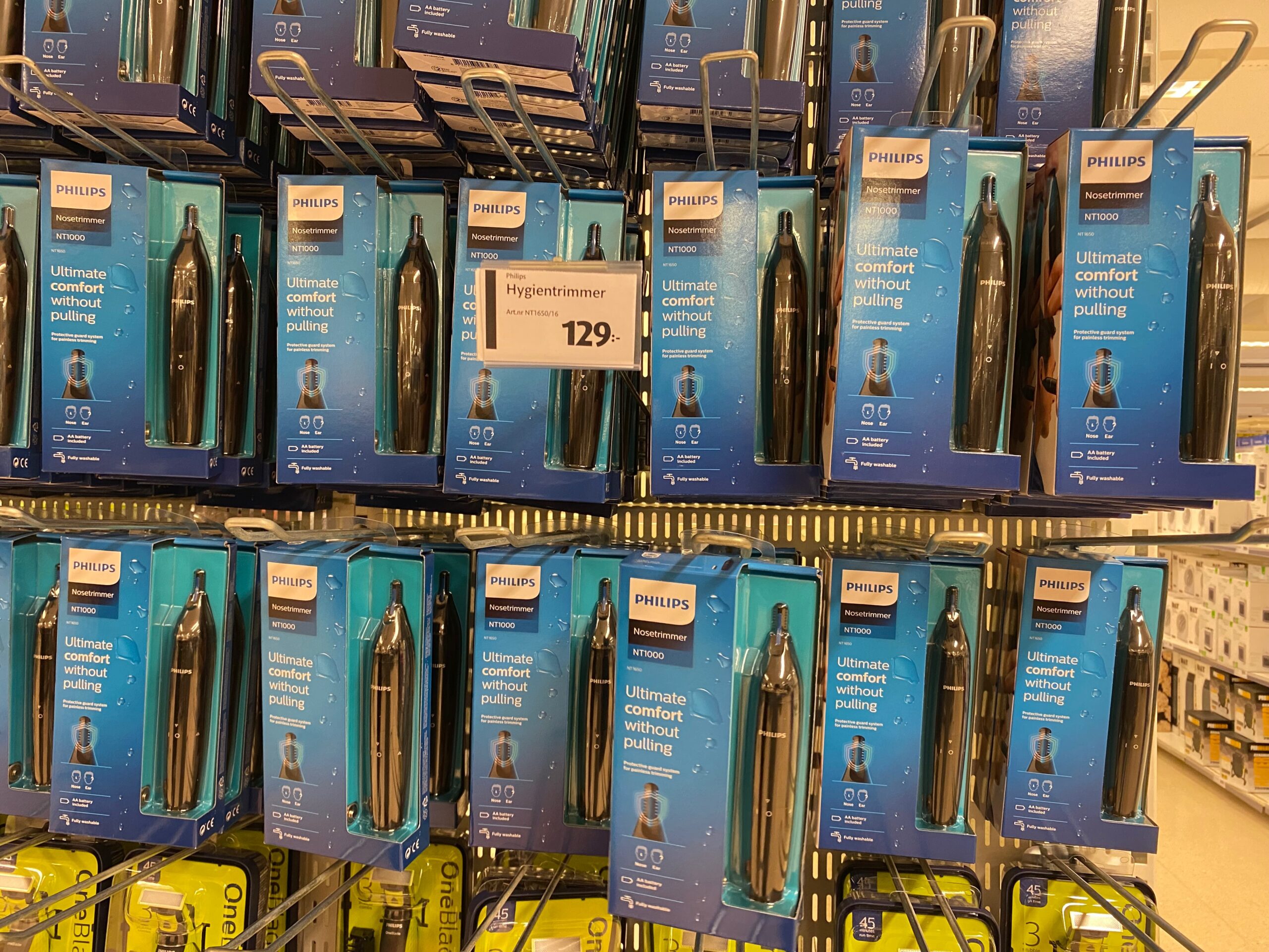 Trimmer för näsa and hygien